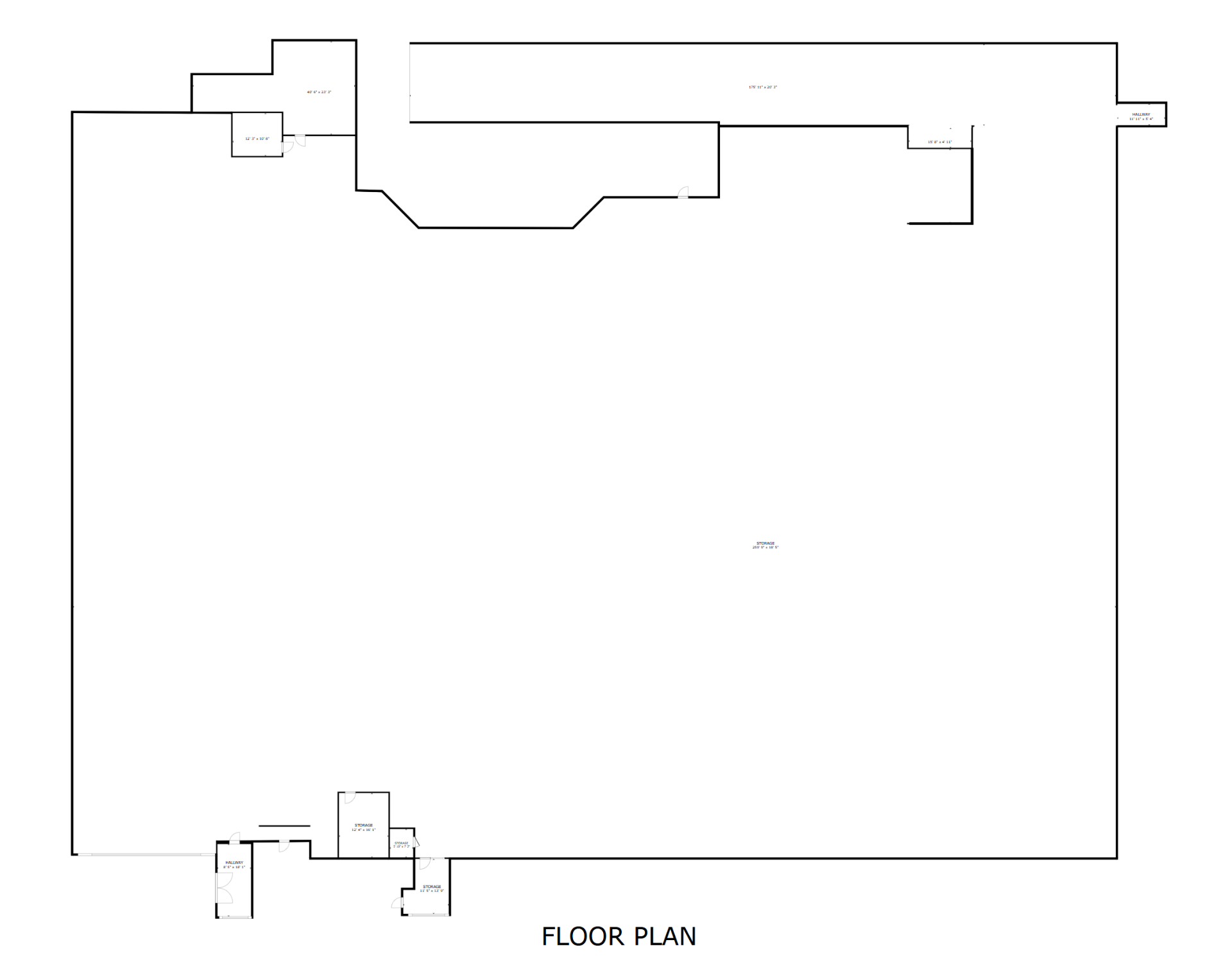 Floor plan of 70 Healy Boulevard building